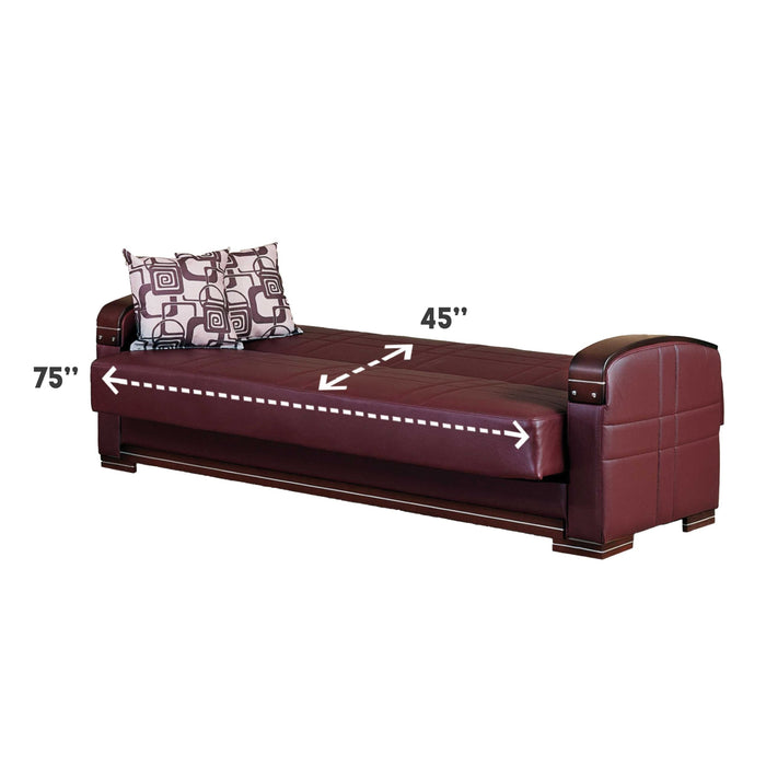 Manhattan Mahogany Sleeper Living Room Set