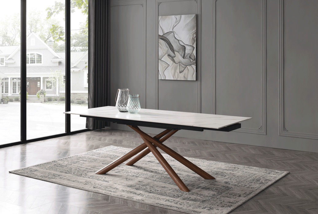 9063 Dining Marble Table - i29403 - In Stock Furniture