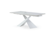 9113 Dinning Table White W/Ext - i29432 - In Stock Furniture