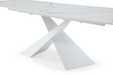 9113 Dinning Table White W/Ext - i29432 - In Stock Furniture