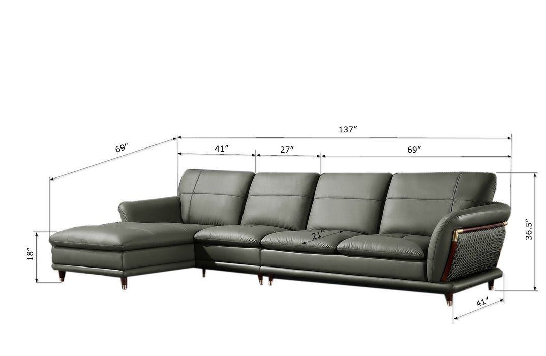 9180 Sectional Left - i26098 - Gate Furniture