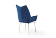 9188 Table With 1218 Swivel Blue Chairs Set - Gate Furniture