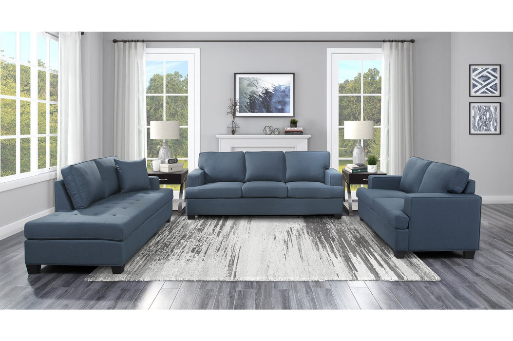 Elmont Blue Living Room Set