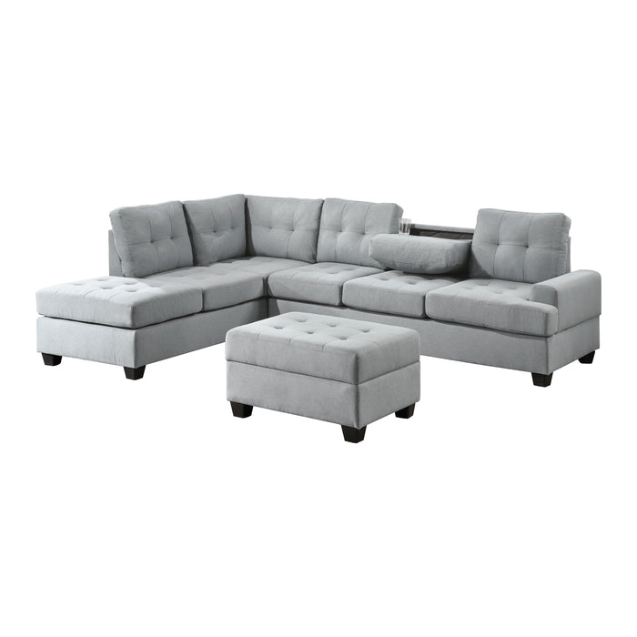 Dunstan Gray Reversible Sectional