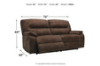 Bolzano Coffee Reclining Sofa - Gate Furniture