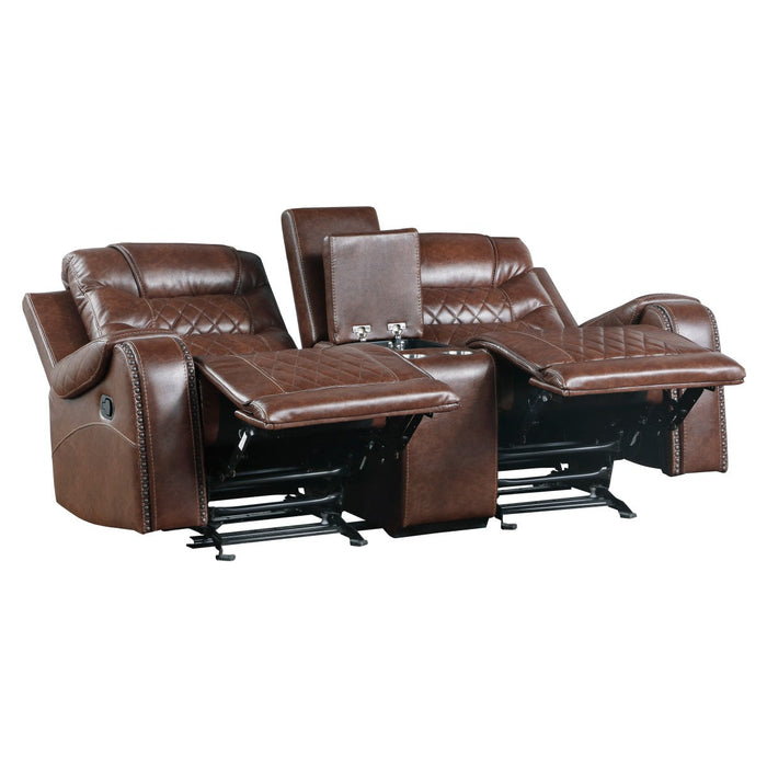 Putnam Brown Reclining Living Room Set