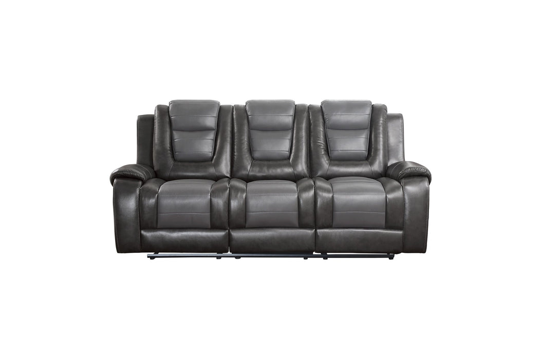 Briscoe Gray Reclining Living Room Set