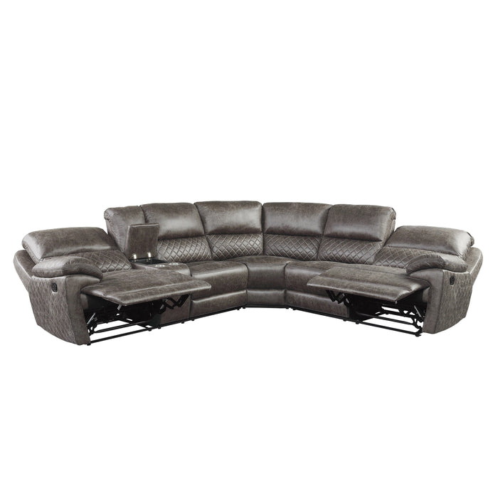 Knoxville Brown LAF Reclining Sectional