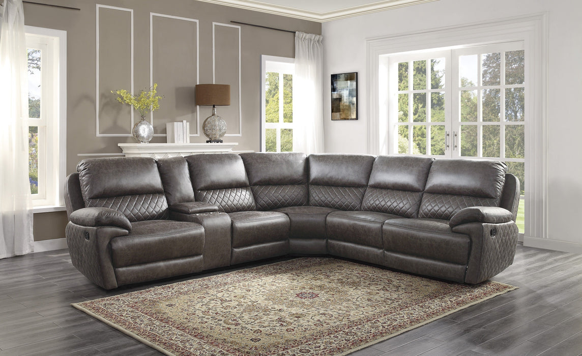 Knoxville Brown LAF Reclining Sectional