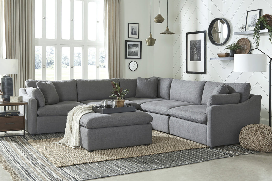 Howerton Gray 5-Piece Modular Sectional