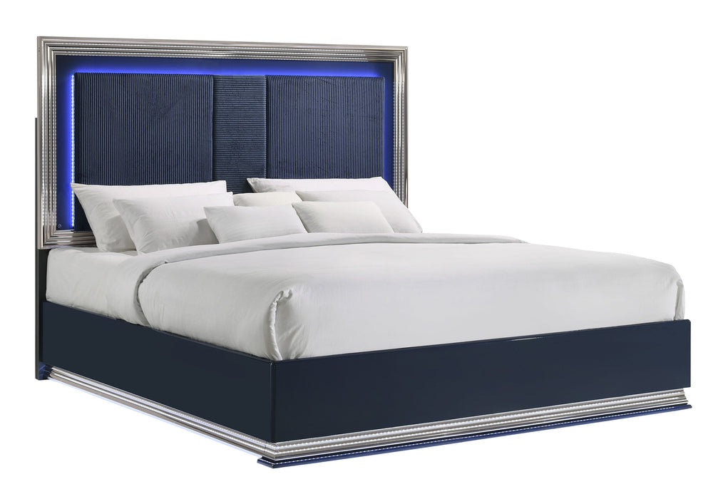 Avon Aspen With Led Navy Bedroom Set