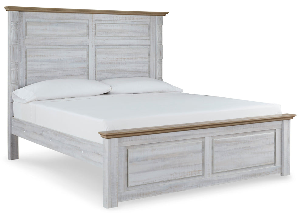 Haven Bay Two-tone Panel Bedroom Set