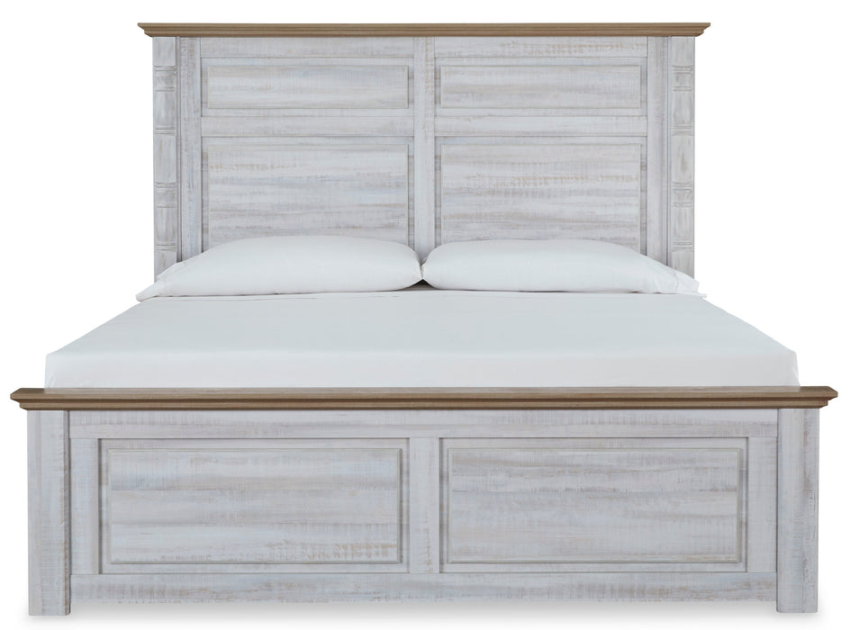 Haven Bay Two-tone Panel Bedroom Set