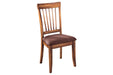 Berringer Rustic Brown Dining Chair (Set of 2) - Gate Furniture