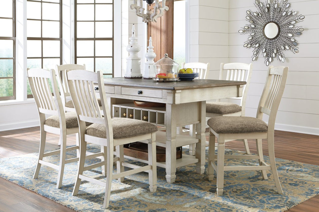 Bolanburg Two-tone Counter Height Dining Table - Gate Furniture