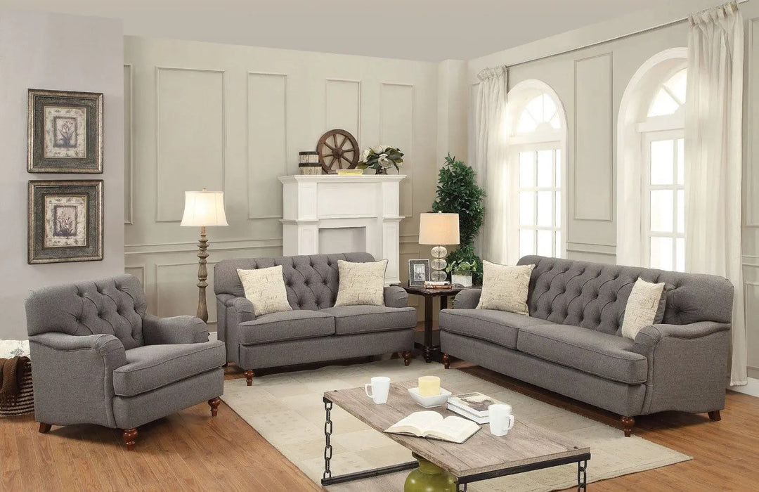 Alianza Dark Gray Living Room Set