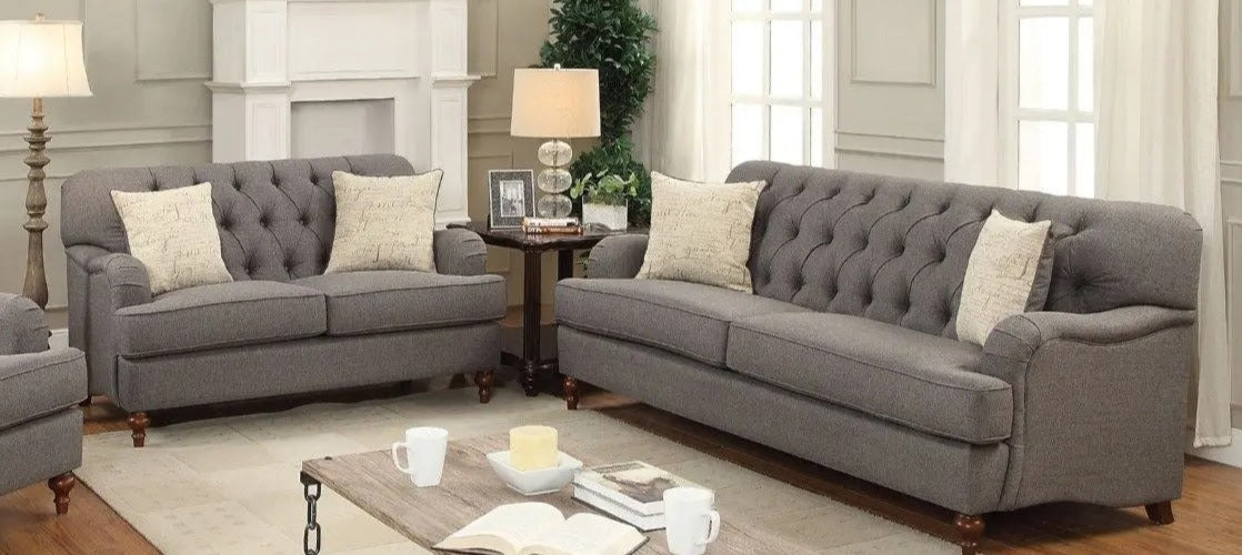 Alianza Dark Gray Living Room Set