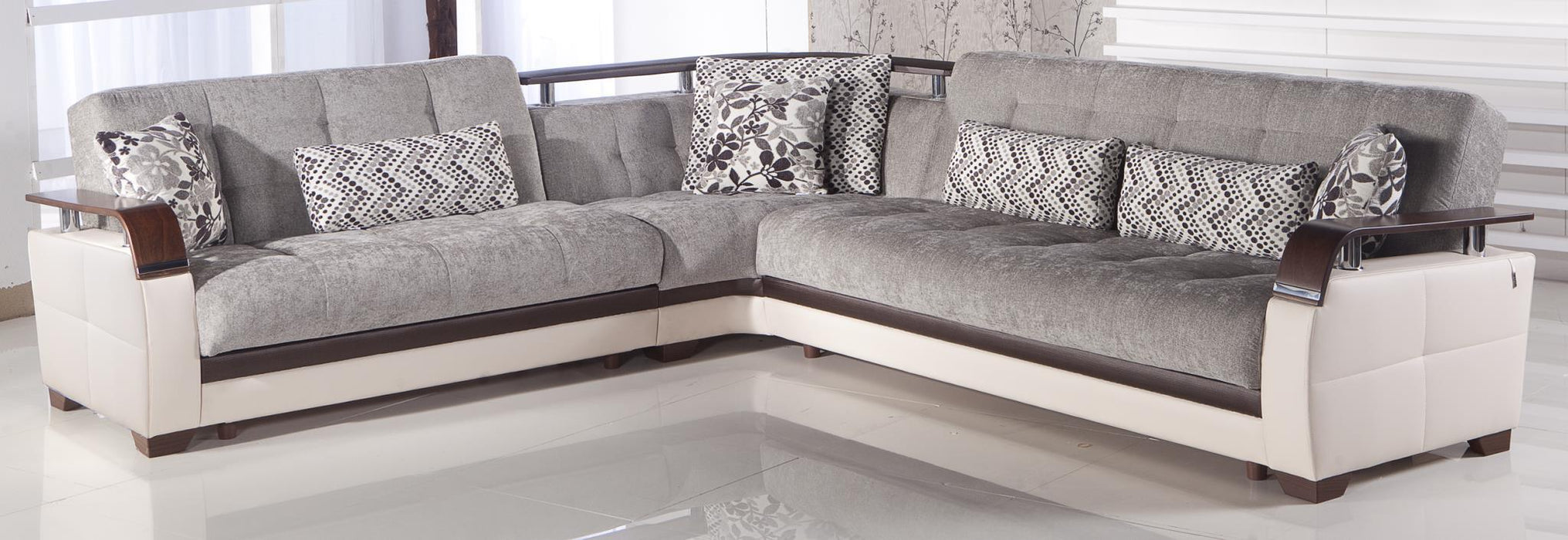 Natural Sectional (Valencia Grey)