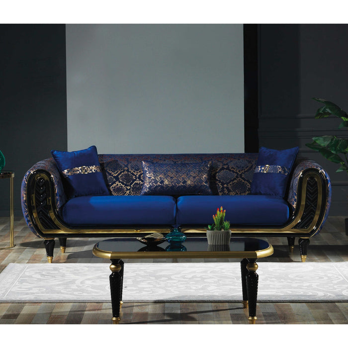 Lima Blue Living Room Set