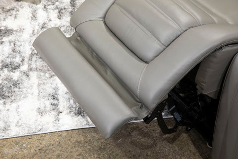 Backtrack Gray Power Reclining Loveseat