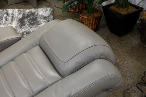 Backtrack Gray Power Reclining Sofa