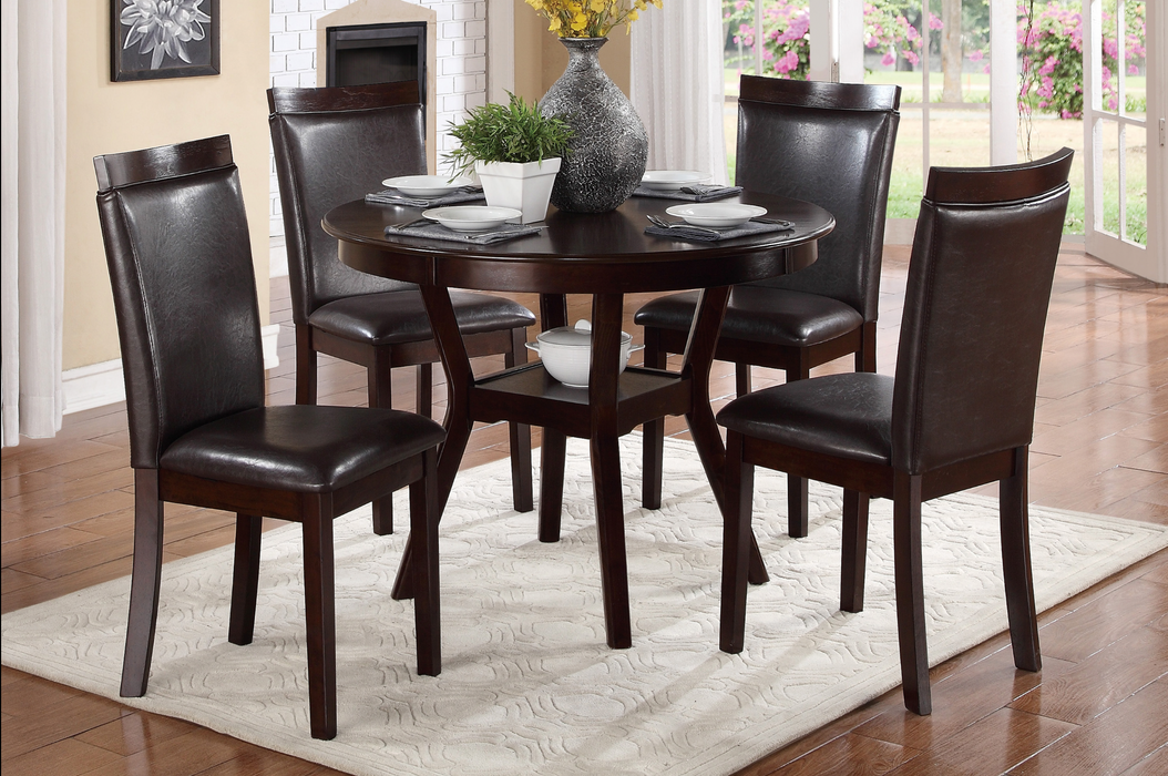 Shankmen Espresso 5-Piece Dining Set