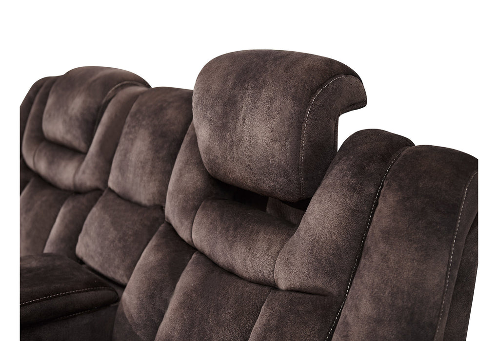 Night Range Chocolate Power Recliner Living Room Set