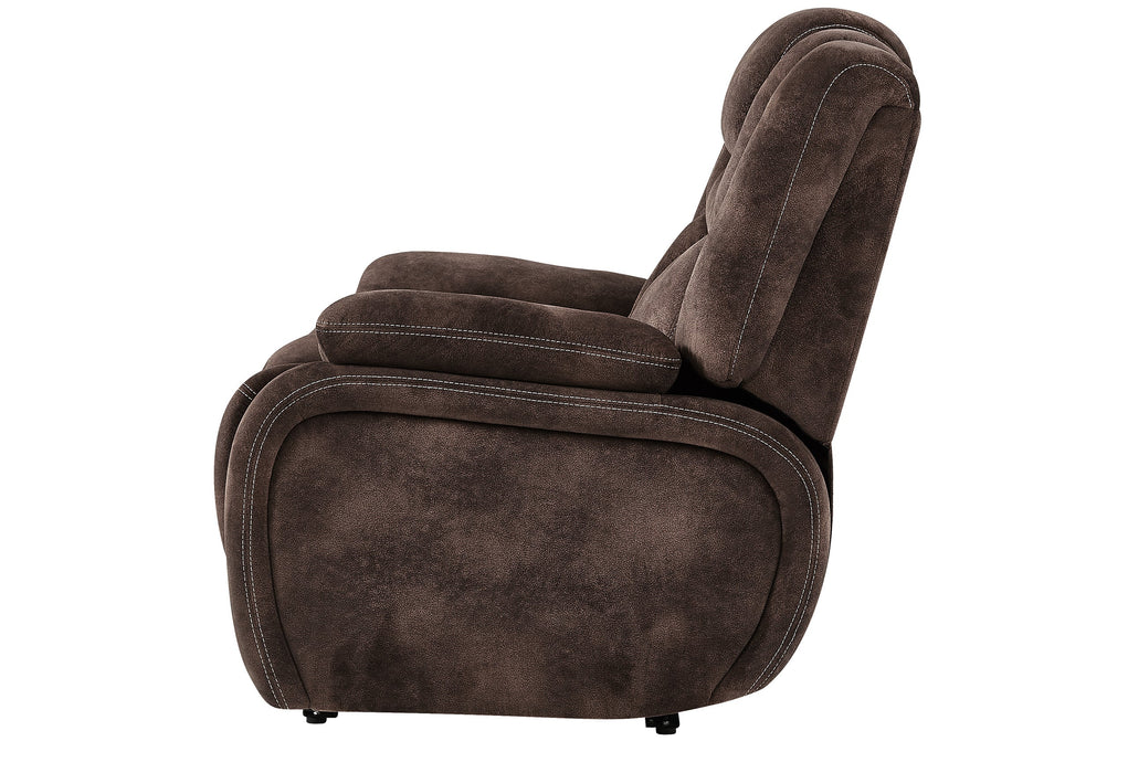 Night Range Chocolate Power Recliner Living Room Set