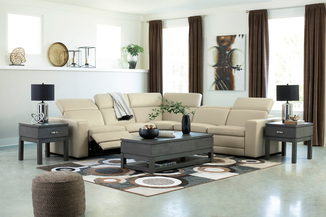 Texline Power Recliner Sand Sectional
