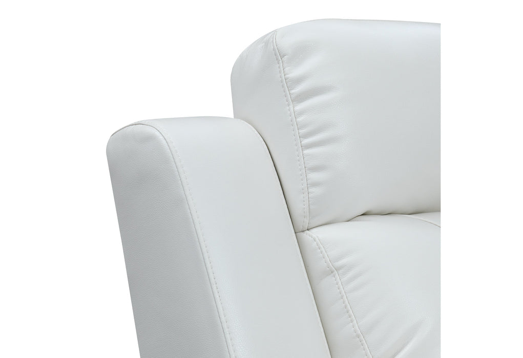 Relax White Power Recliner Living Room Set