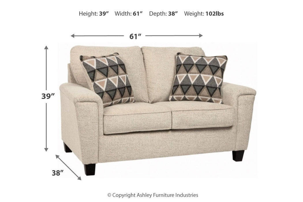 Abinger Natural Loveseat - 8390435 - Gate Furniture