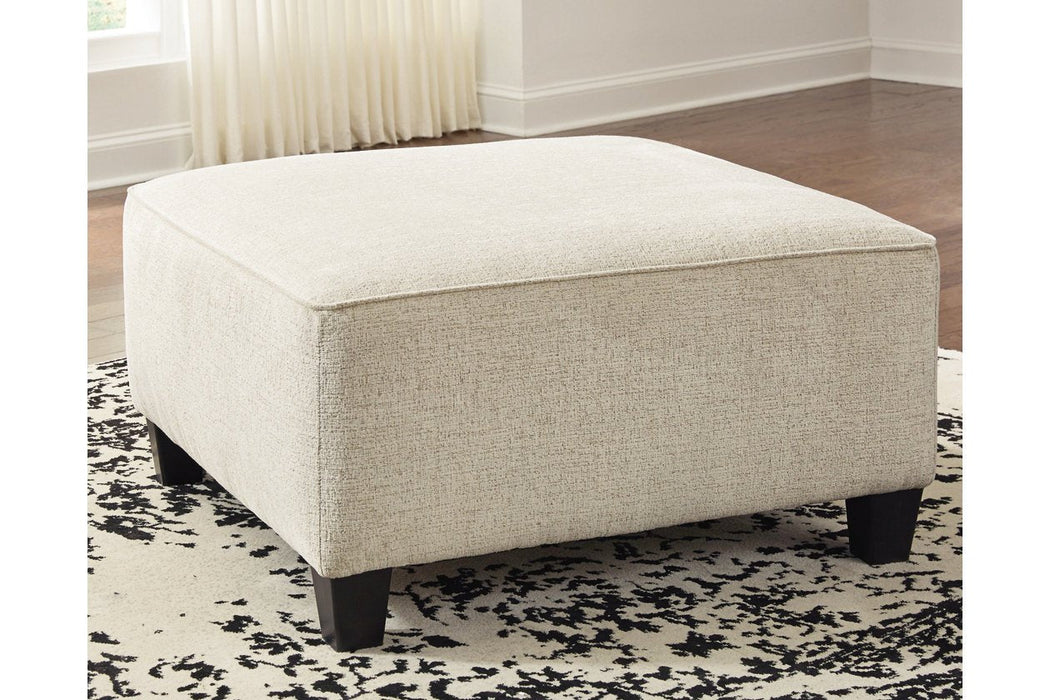 Abinger Natural Oversized Accent Ottoman - 8390408 - Gate Furniture