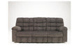 Acieona Slate Reclining Sofa with Drop Down Table - 5830089 - Gate Furniture