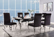 Ada Black Glass Dining Set - Gate Furniture