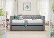 Adalie Gray Twin Daybed with Trundle - 4971 - Gate Furniture