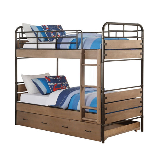 Adams Twin/Twin Bunk Bed & Trundle - 37760 - In Stock Furniture
