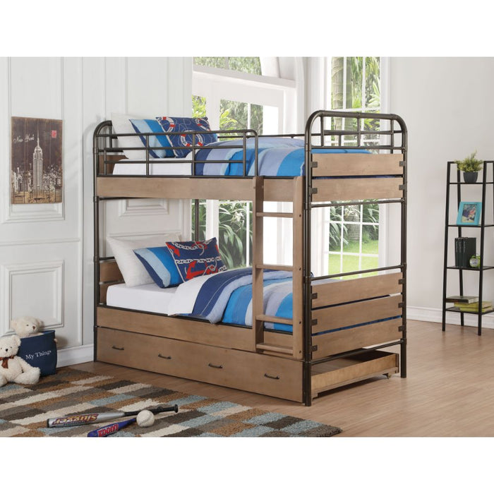 Adams Twin/Twin Bunk Bed & Trundle - 37760 - In Stock Furniture