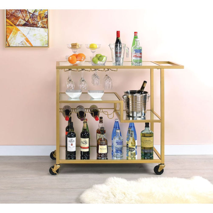 Adamsen Serving Cart - 98354 - In Stock Furniture