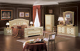 Aida Ivory Bedroom W/Gold, Camelgroup Italy Set - Gate Furniture