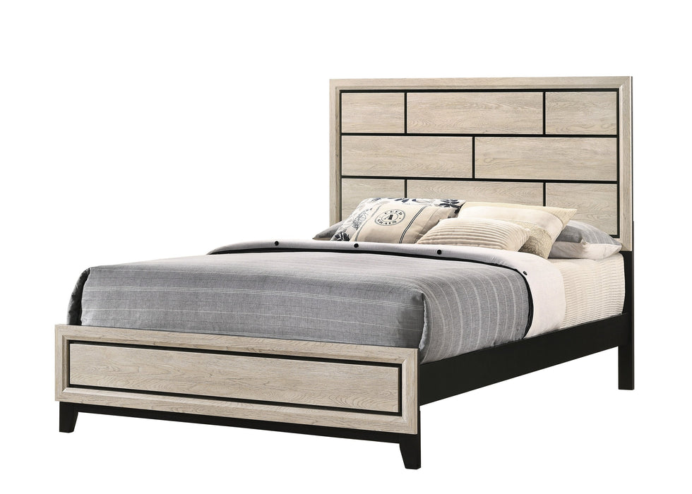 Akerson Driftwood Panel  Bedroom Set - Gate Furniture