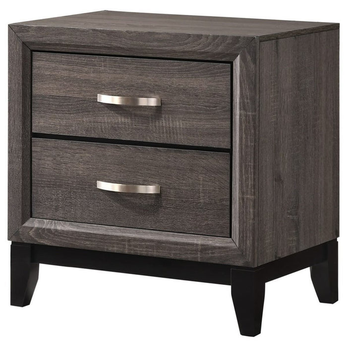 Akerson Gray Nightstand - B4620-2 - Gate Furniture