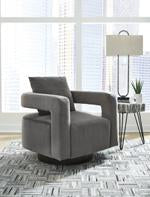 Alcoma Otter Swivel Accent Chair - A3000256 - Gate Furniture