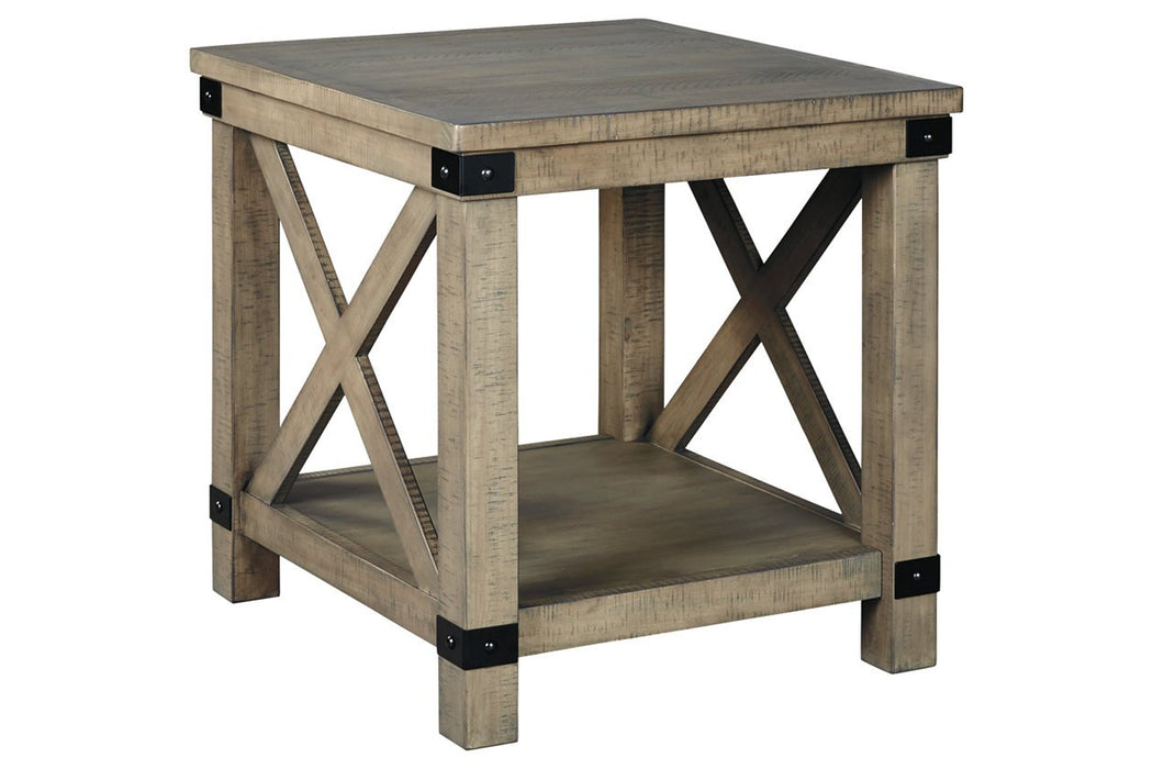 Aldwin Gray End Table - T457-3 - Gate Furniture