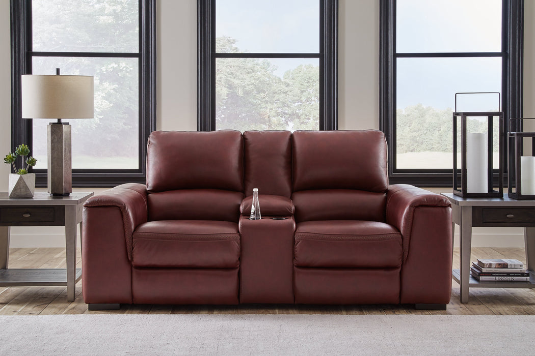 Alessandro Power Reclining Loveseat with Console - U2550118 - In Stock Furniture