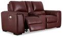 Alessandro Power Reclining Loveseat with Console - U2550118 - In Stock Furniture