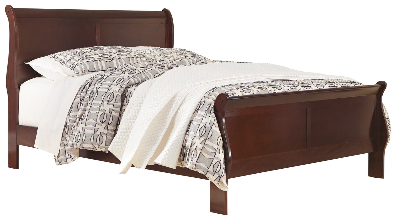 Alisdair Dark Brown King Sleigh Bed - Gate Furniture