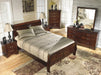 Alisdair Dark Brown King Sleigh Bed - Gate Furniture