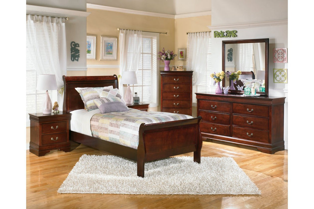 Alisdair Dark Brown Nightstand - B376-92 - Gate Furniture