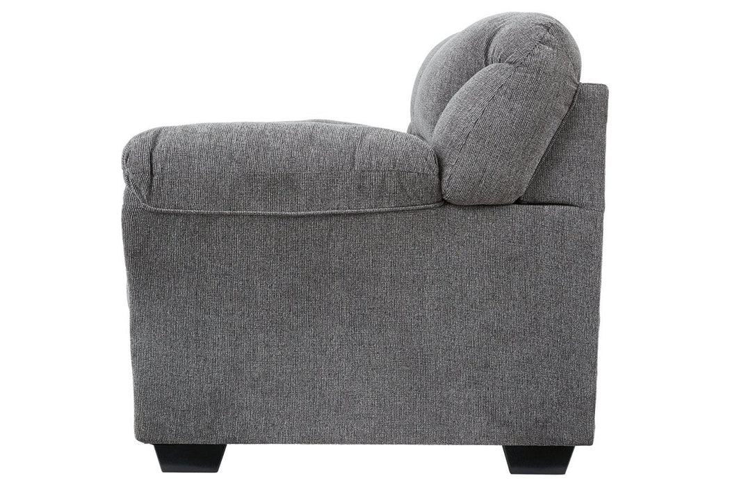 Allmaxx Pewter Loveseat - 2810535 - Gate Furniture