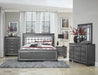 Allura Gray LED Panel Bedroom Set - Gate Furniture